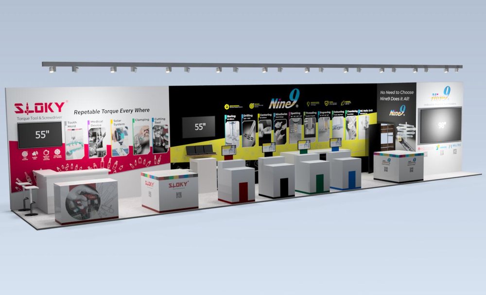 Rendering des proZerspanung Messestands auf der AMB 2026