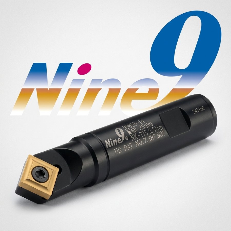NINE9 NC-Anbohrer Wendeplatten-Werkzeug mit TiN-beschichteter Wendeplatte
