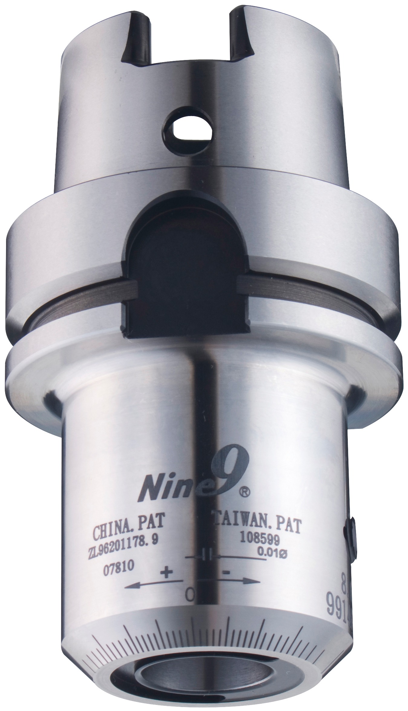 NINE9 NineBore HSK63A-Adapter mit Präzisionsskala