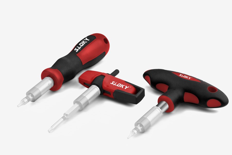 SLOKY Griffe: Universal-Handgriff, Hex 3Way Driver und T-Handgriff